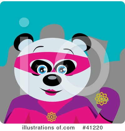 Panda Clipart #41220 by Dennis Holmes Designs
