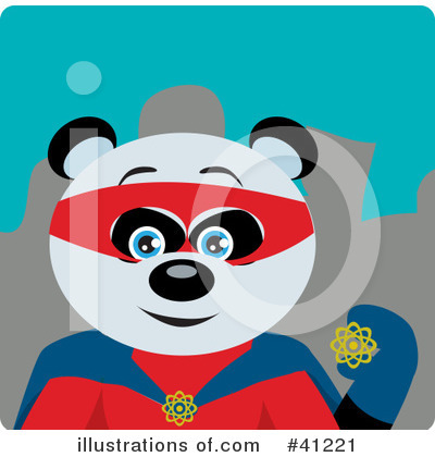 Panda Bear Clipart #41221 by Dennis Holmes Designs