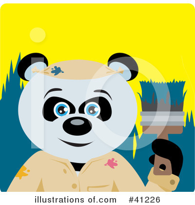 Panda Clipart #41226 by Dennis Holmes Designs