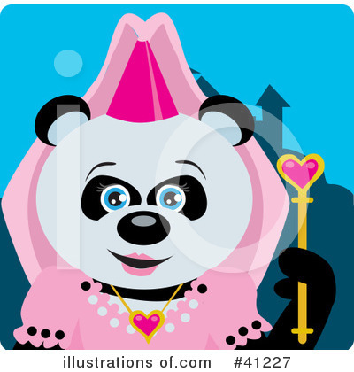 Panda Bear Clipart #41227 by Dennis Holmes Designs