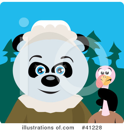 Panda Bear Clipart #41228 by Dennis Holmes Designs