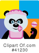 Panda Clipart #41230 by Dennis Holmes Designs