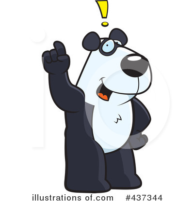 Royalty-Free (RF) Panda Clipart Illustration by Cory Thoman - Stock Sample #437344