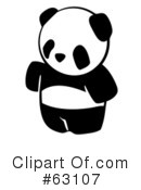 Panda Clipart #63107 by Leo Blanchette