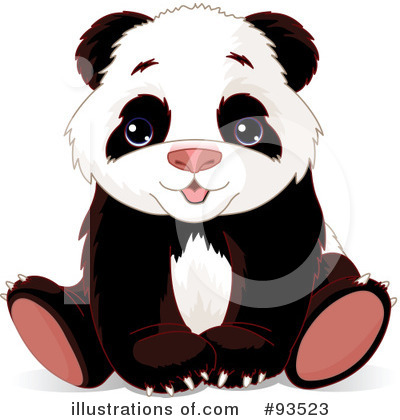 Panda Clipart #93523 by Pushkin