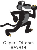 Panther Character Clipart #49414 by Mascot Junction