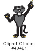 Panther Character Clipart #49421 by Mascot Junction
