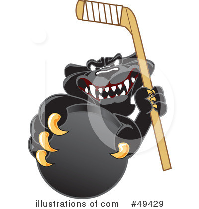 Hockey Puck Clipart #49429 by Mascot Junction
