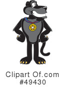 Panther Character Clipart #49430 by Mascot Junction