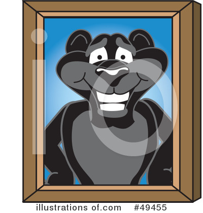 Panther School Mascot Clipart #49455 by Toons4Biz
