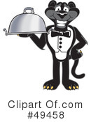 Panther Character Clipart #49458 by Mascot Junction