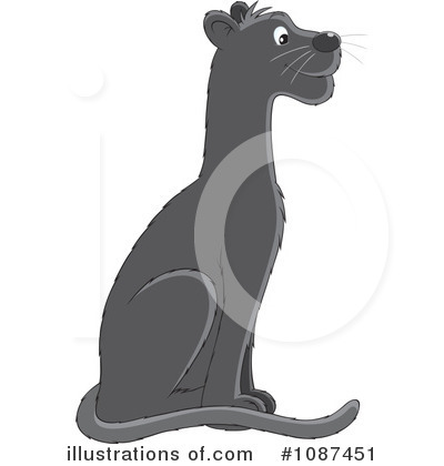 Royalty-Free (RF) Panther Clipart Illustration by Alex Bannykh - Stock Sample #1087451