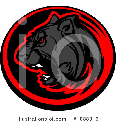 Royalty-Free (RF) Panther Clipart Illustration by Chromaco - Stock Sample #1088013