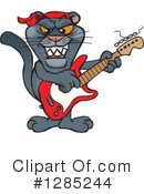 Panther Clipart #1285244 by Dennis Holmes Designs