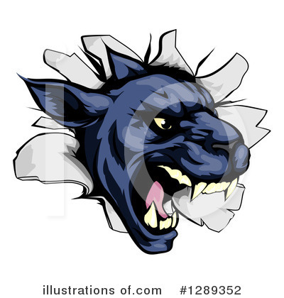 Panther Clipart #1289352 by AtStockIllustration