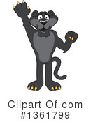 Panther School Mascot Clipart #1361799 by Mascot Junction