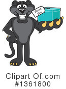 Panther School Mascot Clipart #1361800 by Mascot Junction