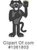 Panther School Mascot Clipart #1361803 by Mascot Junction