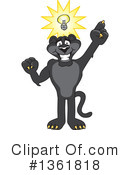Panther School Mascot Clipart #1361818 by Mascot Junction