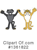 Panther School Mascot Clipart #1361822 by Toons4Biz