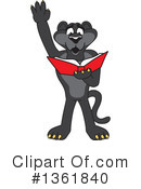 Panther School Mascot Clipart #1361840 by Mascot Junction