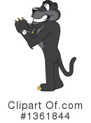 Panther School Mascot Clipart #1361844 by Mascot Junction