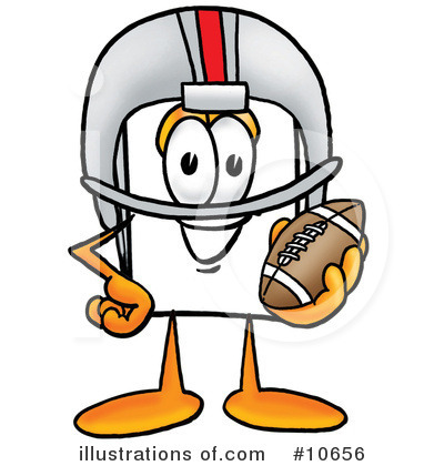Football Clipart #10656 by Toons4Biz