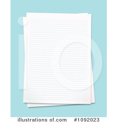 Royalty-Free (RF) Paper Clipart Illustration by michaeltravers - Stock Sample #1092023