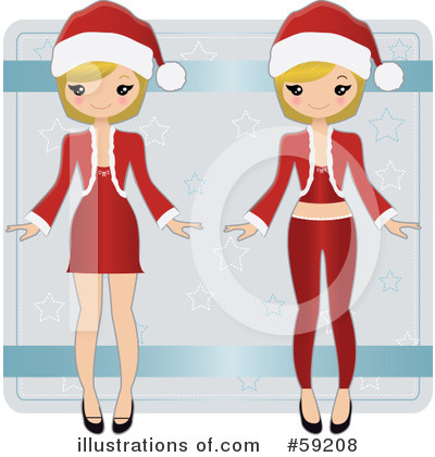 Christmas Woman Clipart #59208 by Melisende Vector