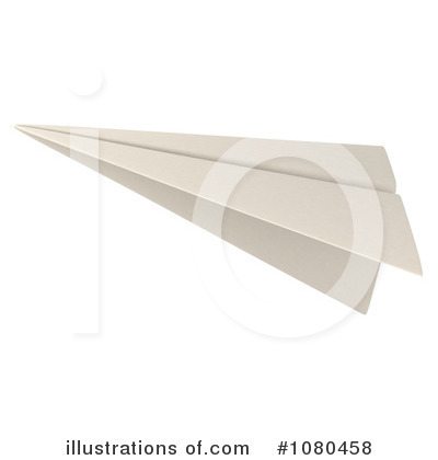 Paper Plane Clipart #1080458 by BNP Design Studio