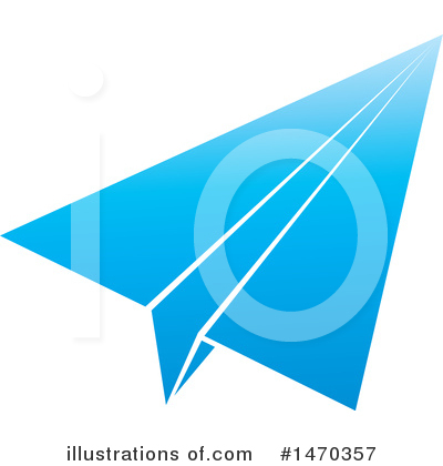 Royalty-Free (RF) Paper Plane Clipart Illustration by Lal Perera - Stock Sample #1470357