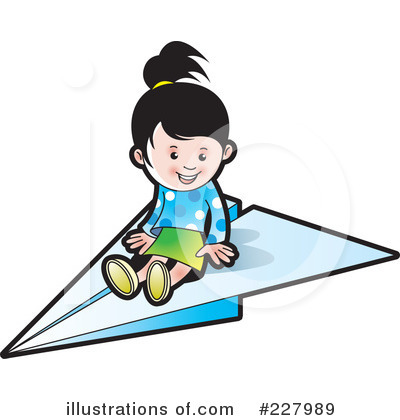 Paper Plane Clipart #227989 by Lal Perera