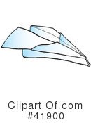 Paper Plane Clipart #41900 by Snowy