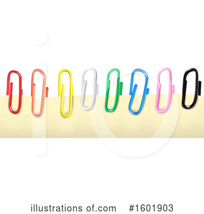 Paperclips Clipart #1601903 by dero