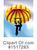 Parachute Clipart #1517283 by AtStockIllustration