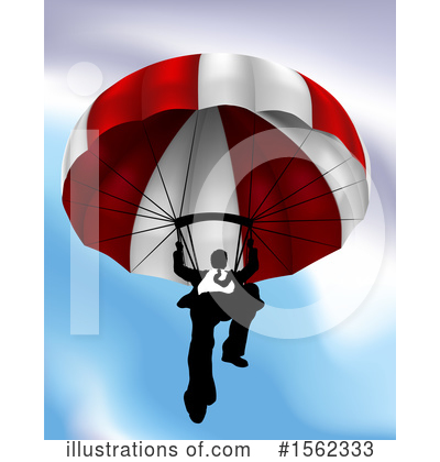 Royalty-Free (RF) Parachute Clipart Illustration by AtStockIllustration - Stock Sample #1562333