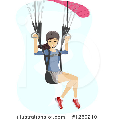 Royalty-Free (RF) Paragliding Clipart Illustration by BNP Design Studio - Stock Sample #1269210