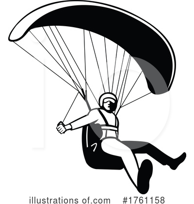 Parachute Clipart #1761158 by patrimonio