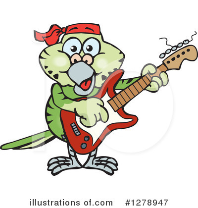 Royalty-Free (RF) Parakeet Clipart Illustration by Dennis Holmes Designs - Stock Sample #1278947