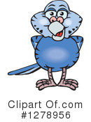 Parakeet Clipart #1278956 by Dennis Holmes Designs