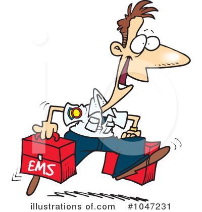 Royalty-Free (RF) Paramedic Clipart Illustration by toonaday - Stock Sample #1047231
