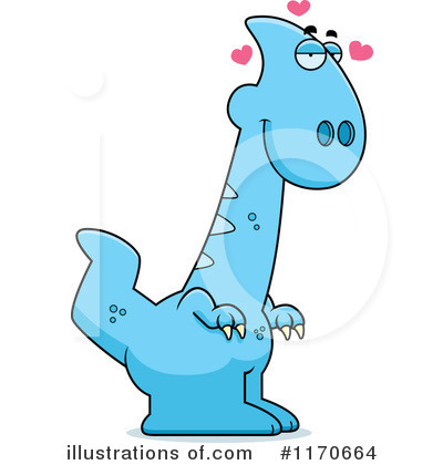 Royalty-Free (RF) Parasaurolophus Clipart Illustration by Cory Thoman - Stock Sample #1170664