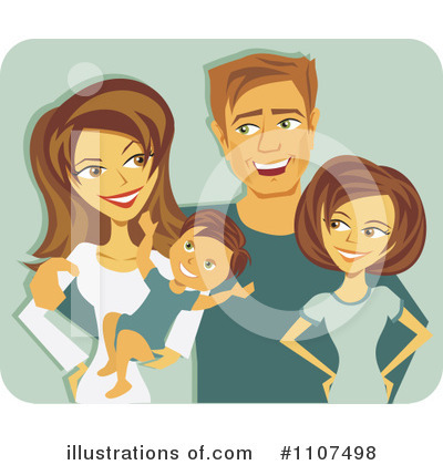 Royalty-Free (RF) Parents Clipart Illustration by Amanda Kate - Stock Sample #1107498