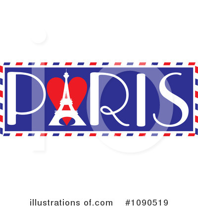 Eiffel Tower Clipart #1090519 by Maria Bell