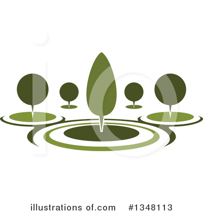Bushes Clipart #1348113 by Vector Tradition SM