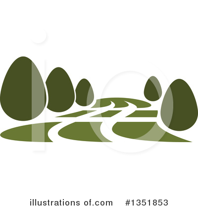 Bushes Clipart #1351853 by Vector Tradition SM