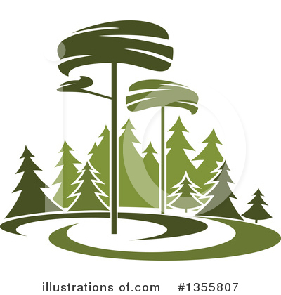 Evergreen Clipart #1355807 by Vector Tradition SM