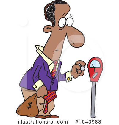 Royalty-Free (RF) Parking Meter Clipart Illustration by toonaday - Stock Sample #1043983