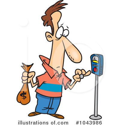 Parking Meter Clipart #1043986 by toonaday