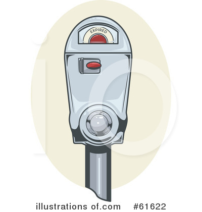 Royalty-Free (RF) Parking Meter Clipart Illustration by r formidable - Stock Sample #61622